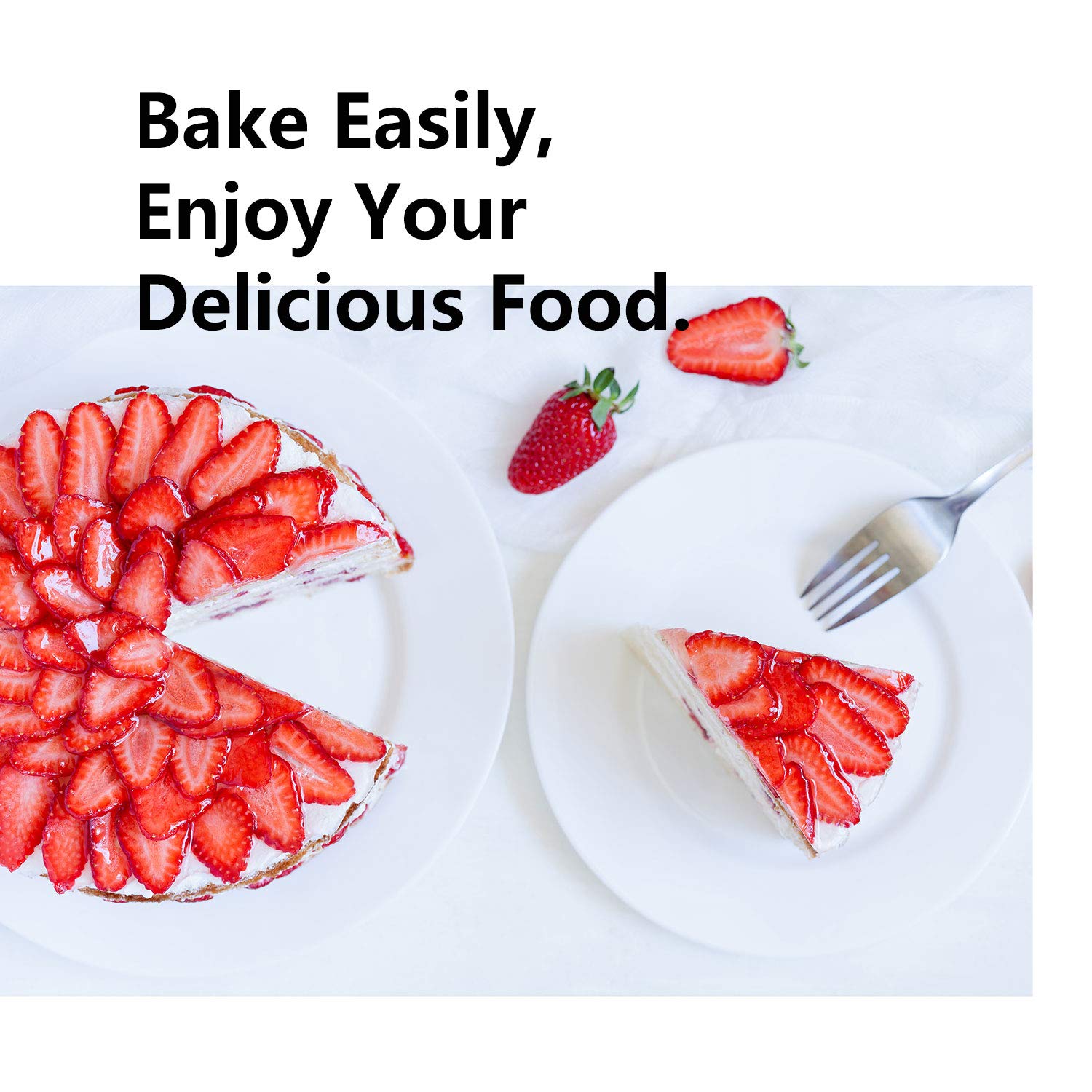 Katbite 200Pcs 5 Inch Parchment Paper Rounds, Extra Strong Heavy Duty & Non-Stick For Patty Separating, Freezing, Springform Cak